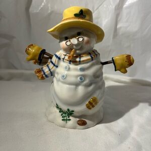 Enesco Snowman Figurine by Priscilla Hillman 1998 SnowFolks